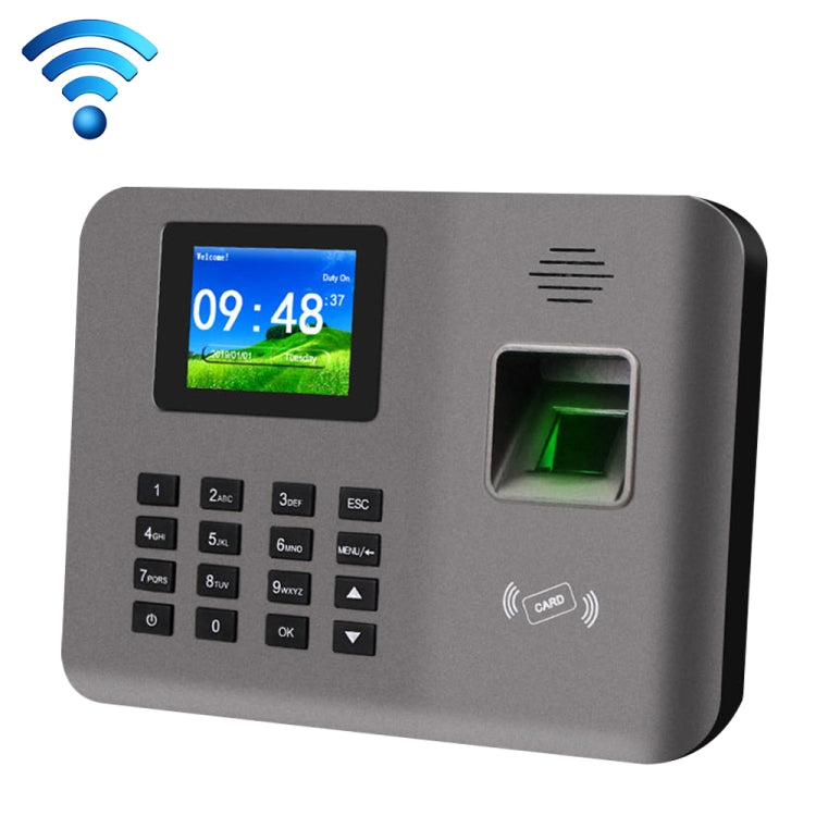 Realand AL325D指紋考勤機帶2.4英寸彩屏&ID卡功能&WiFi&電池