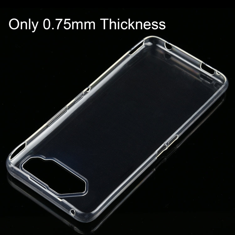 適用於華碩 ROG Phone 5 0.75mm超薄透明TPU軟殼