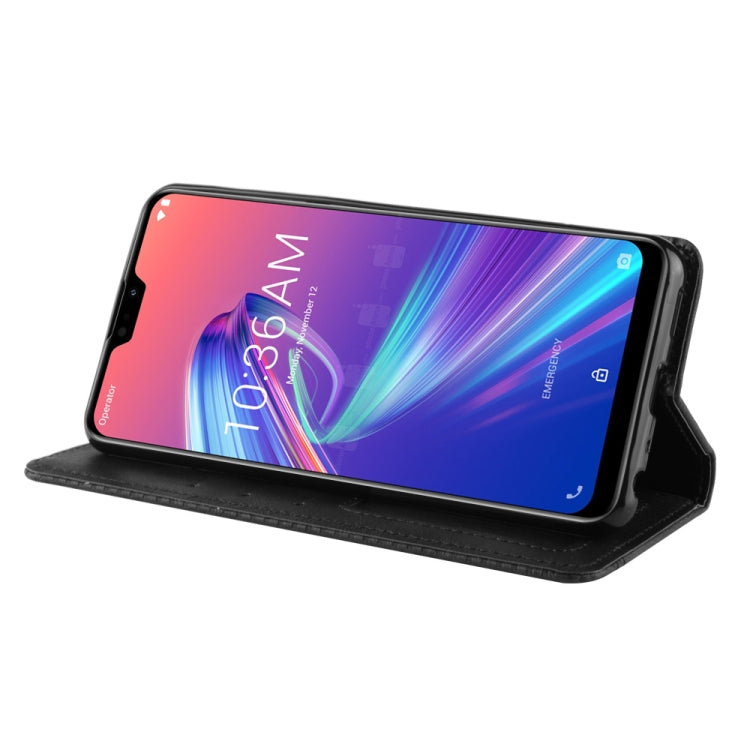 適用於華碩 Zenfone Max Plus  ZB634KL / Zenfone Max Shot ZB634KL 磁扣復古紋左右翻蓋皮套 帶支架&卡槽&錢包