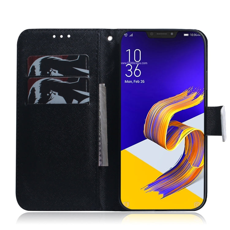 適用於華碩 Zenfone 5z ZS620KL / Zenfone 5 ZE620KL 熊貓圖案 彩繪左右開皮套，帶支架&卡槽&錢包