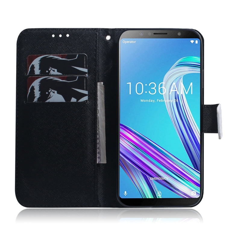 適用於華碩 Zenfone Max Pro  ZB601KL 熊貓圖案 彩繪左右開皮套，帶支架&卡槽&錢包