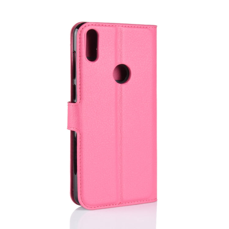 適用於華碩 Zenfone Max Pro  ZB601KL 荔枝紋左右開皮套 帶錢包&支架&卡槽