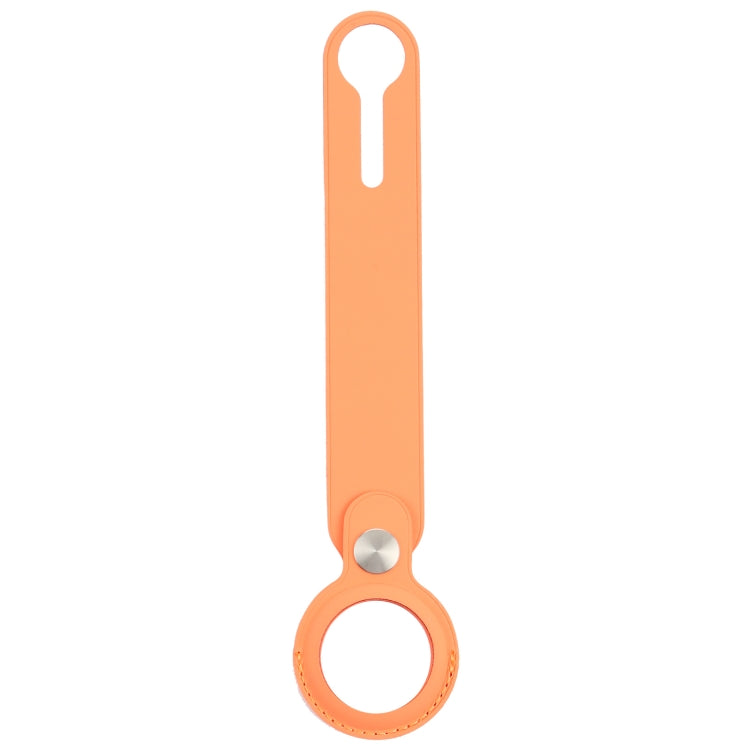 Anti-scratch Polyurethane Case Cover with Hang Loop for AirTag 2nd Gen / AirTag 1st Gen