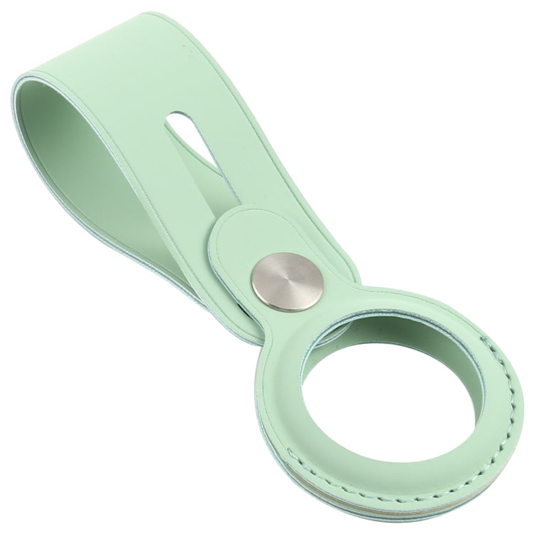 Anti-scratch Polyurethane Case Cover with Hang Loop for AirTag 2nd Gen / AirTag 1st Gen