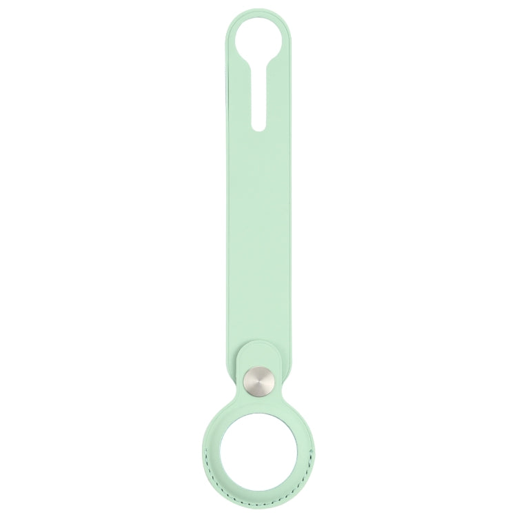 Anti-scratch Polyurethane Case Cover with Hang Loop for AirTag 2nd Gen / AirTag 1st Gen