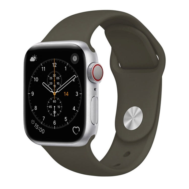Apple Watch 38mm三代二代一代通用 時尚簡約風 硅膠錶帶