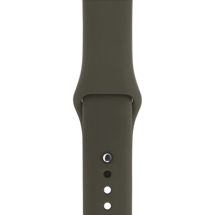 Apple Watch 38mm三代二代一代通用 時尚簡約風 硅膠錶帶