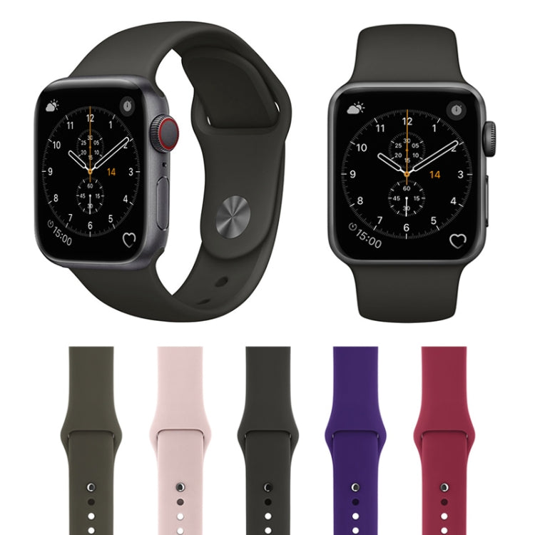 Apple Watch 38mm三代二代一代通用 時尚簡約風 硅膠錶帶