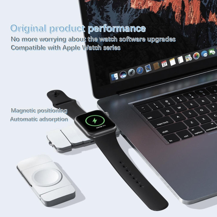 U8 USB / Type-C便攜式無線智能手錶充電器適用於Apple Watch系列