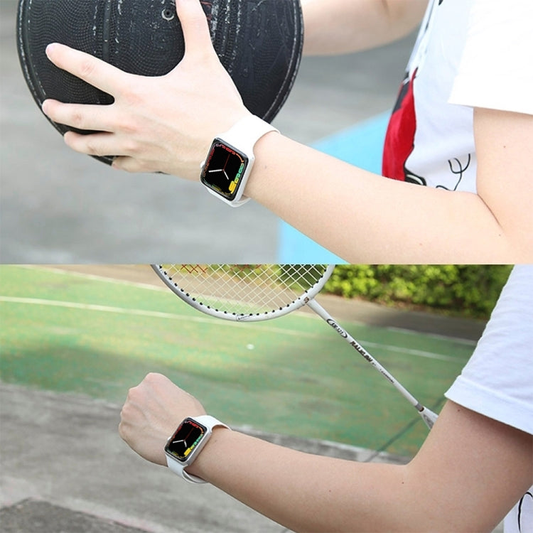 適用於 Apple Watch Series 7 41mm / 6 & SE & 5 & 4 40mm / 3 & 2 & 1 38mm 硅膠錶帶