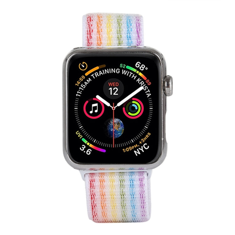 Apple Watch 42mm 三代二代一代通用 魔術貼尼龍錶帶
