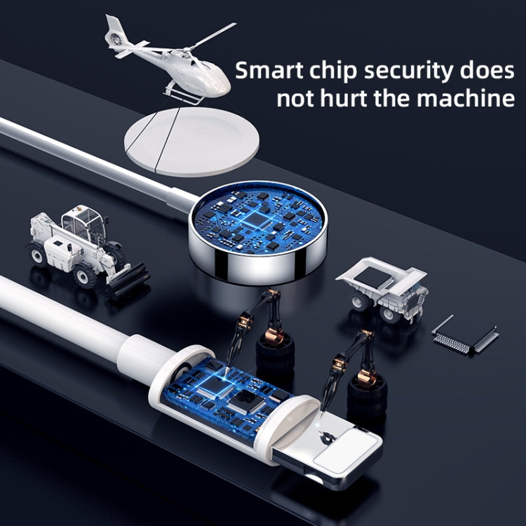 機樂堂 S-IW002 本系列 1.5m 3A 適用於蘋果手錶磁力二合一充電線
