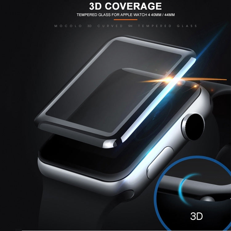 mocolo Apple Watch Series 4 44mm 0.33mm 9H 3D全膠全屏鋼化玻璃保護膜