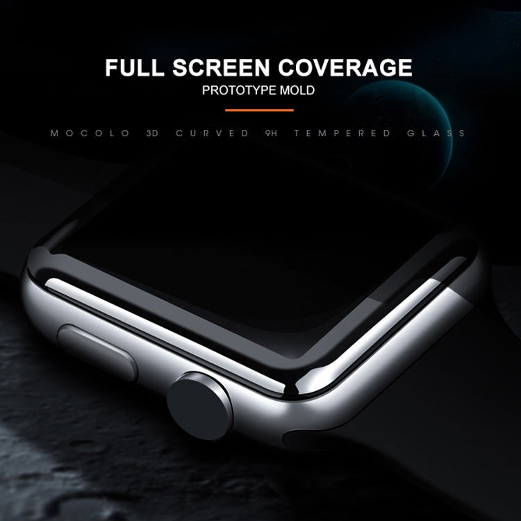 mocolo Apple Watch Series 4 44mm 0.33mm 9H 3D全膠全屏鋼化玻璃保護膜