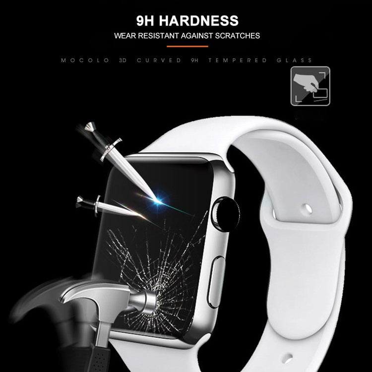 mocolo Apple Watch Series 4 44mm 0.33mm 9H 3D全膠全屏鋼化玻璃保護膜