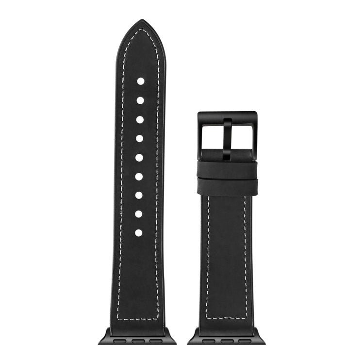 Apple Watch 5 & 4 44mm / 3 & 2 & 1 42mm 純色TPU貼皮+不銹鋼錶帶