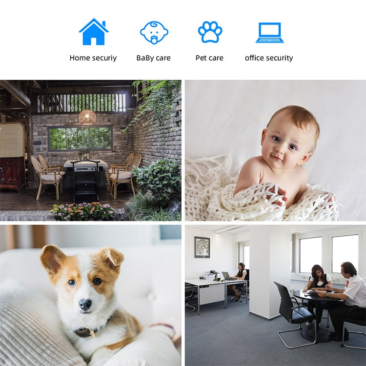 QX27 1080P WiFi無線高清監控攝像頭室外球機 支持夜視&雙向語音&移動偵測