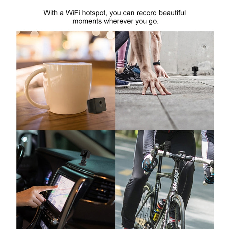 CAMSOY S8 高清 1280 x 720P 140度廣角 無線WiFi智能監控攝像機，支持光敏自動夜視&移動偵測&循環錄像