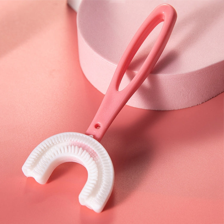 10個賣 U型兒童寶寶軟毛牙刷刷牙神器 適用於6-12歲，款式:手握款