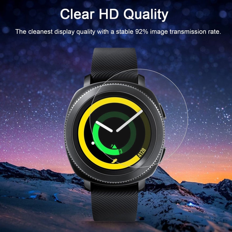 恩凱草帽王子 三星Gear Sport 智能手錶 0.2mm厚度 9H表面硬度 2.15D弧邊 防爆鋼化玻璃膜, For  Samsung Gear Sport