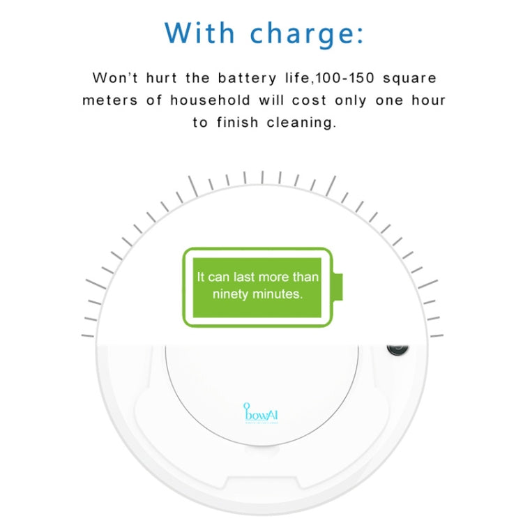 歐堡 1800Pa吸力智能家用吸塵器清潔機器人