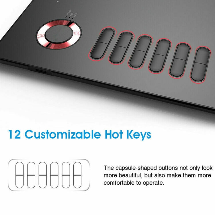 繪客 A15 10x6英寸5080 LPI分辨率Type-C接口智能觸控电子畫板 , A15 Gold, A15 Blue, A15 Red