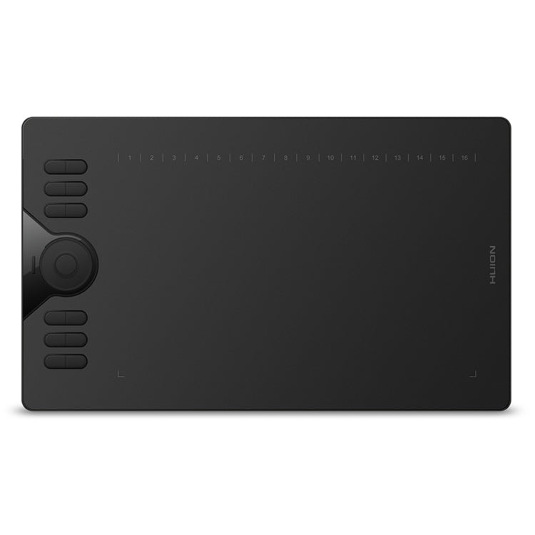 HUION HS610 5080LPI 觸控環藝術繪圖板 帶免電池筆&筆座