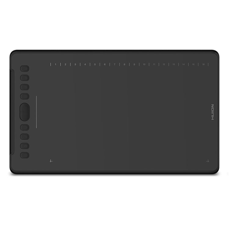 HUION H1161 5080LPI 觸控條藝術繪圖板 帶免電池筆&筆座