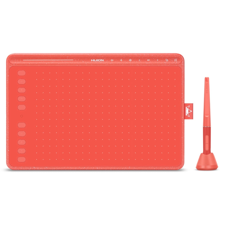 HUION HS611 5080LPI 觸控條藝術繪圖板 帶免電池筆&筆座