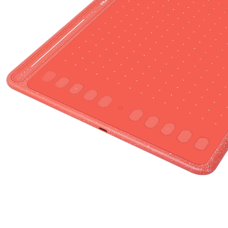 HUION HS611 5080LPI 觸控條藝術繪圖板 帶免電池筆&筆座