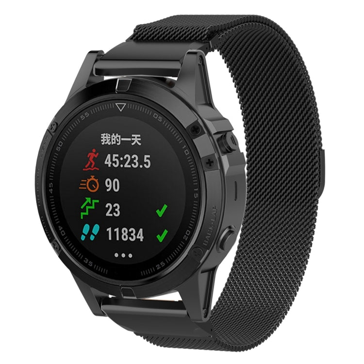 適用於 佳明 Fenix 7X 米蘭尼斯錶帶
