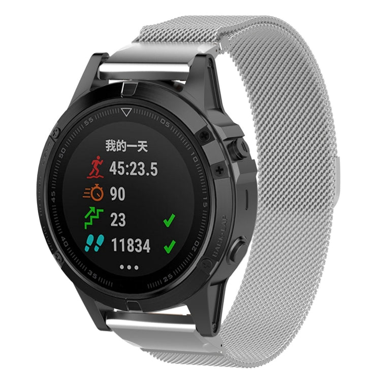 適用於 佳明 Fenix 7X 米蘭尼斯錶帶