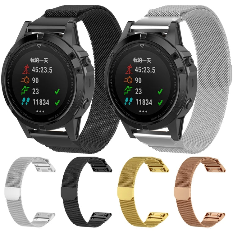 適用於 佳明 Fenix 7X 米蘭尼斯錶帶