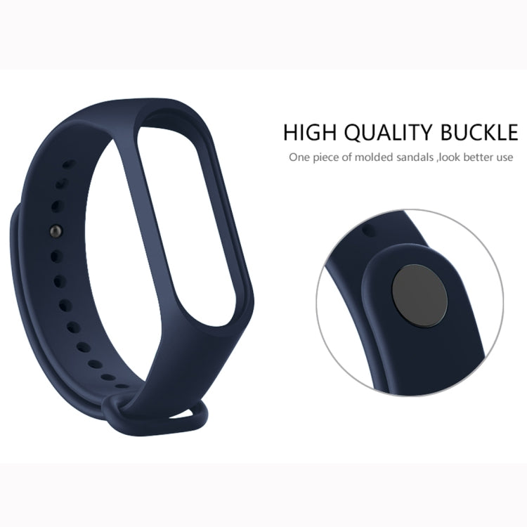 適用於小米 Mi Band 4 純色TPU手錶帶腕帶