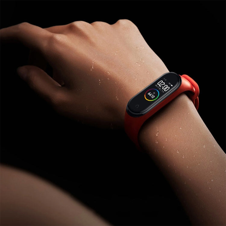 適用於小米 Mi Band 4 純色TPU手錶帶腕帶