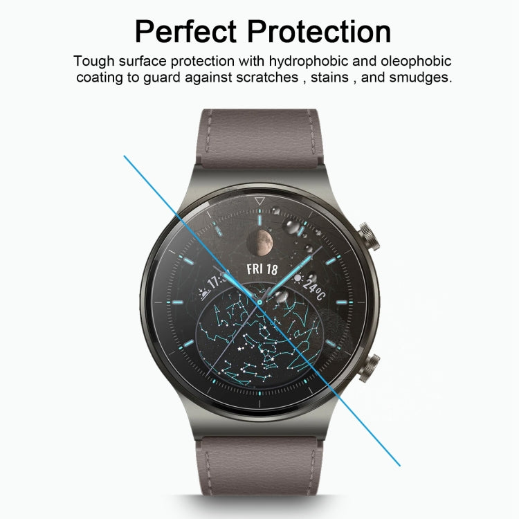 適用於華為 Watch GT2 Pro 0.26mm 2.5D 9H 手錶鋼化玻璃膜, For Huawei Watch GT2 Pro