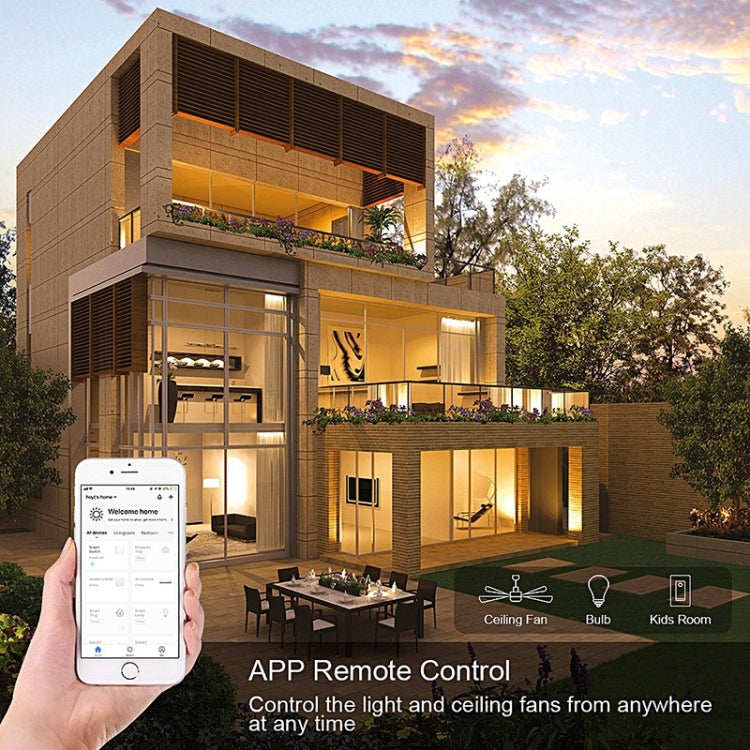 120型 WiFi智能牆壁輕觸開關，美規