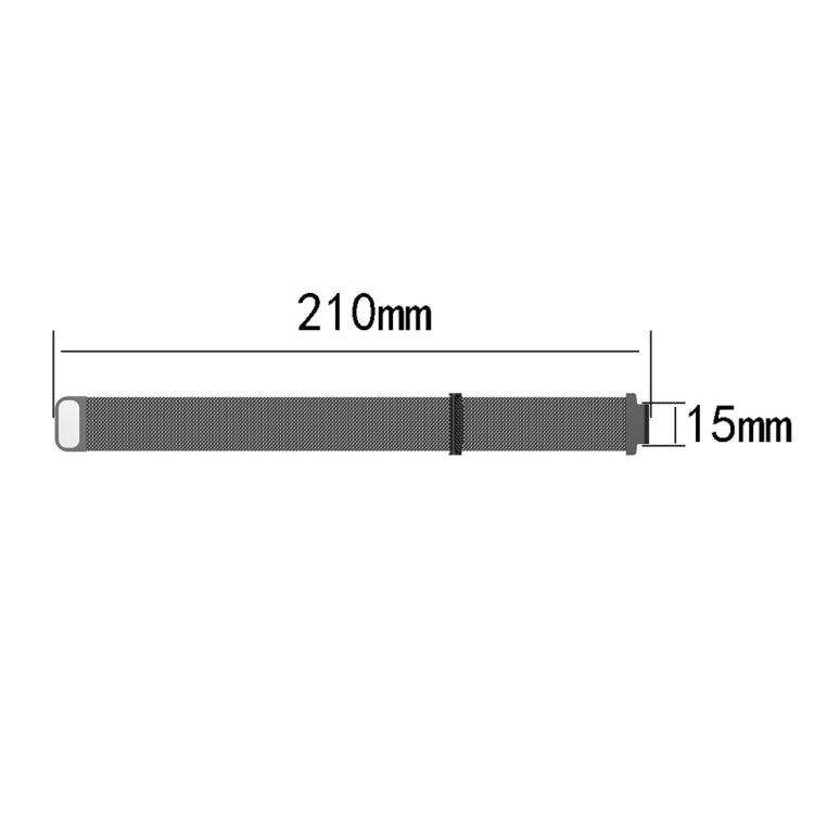 適用於佳明 Forerunner 235 22cm 智能手錶米蘭尼斯錶帶
