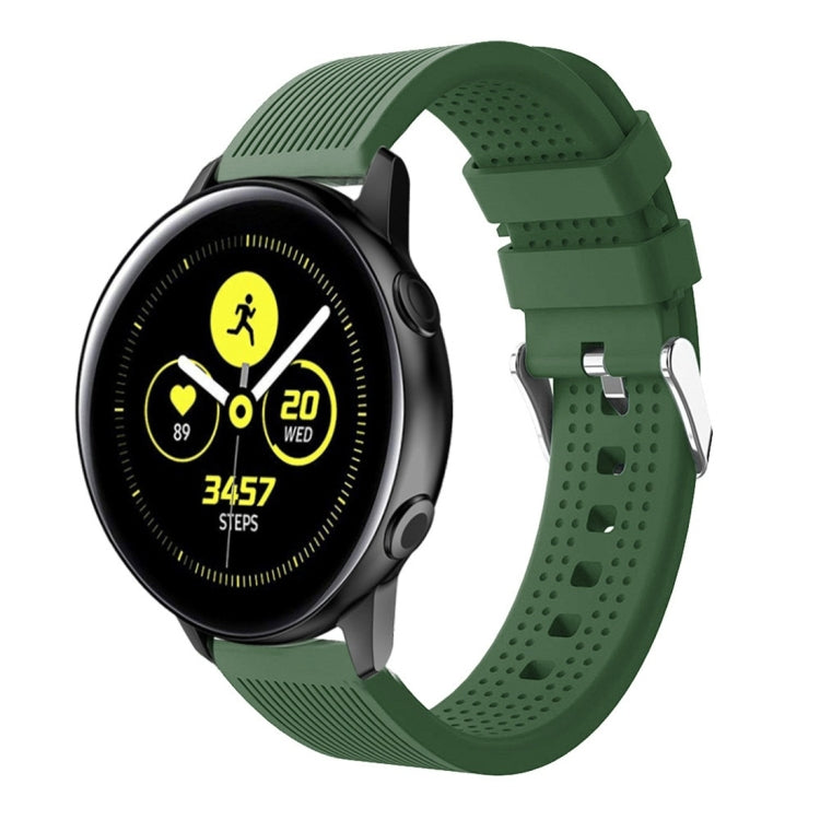 適用於佳明 Vivoactive 3 智能手錶川字紋硅膠錶帶
