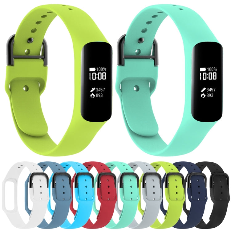 適用於三星 Galaxy Fit-e 智能手錶一體純色硅膠錶帶