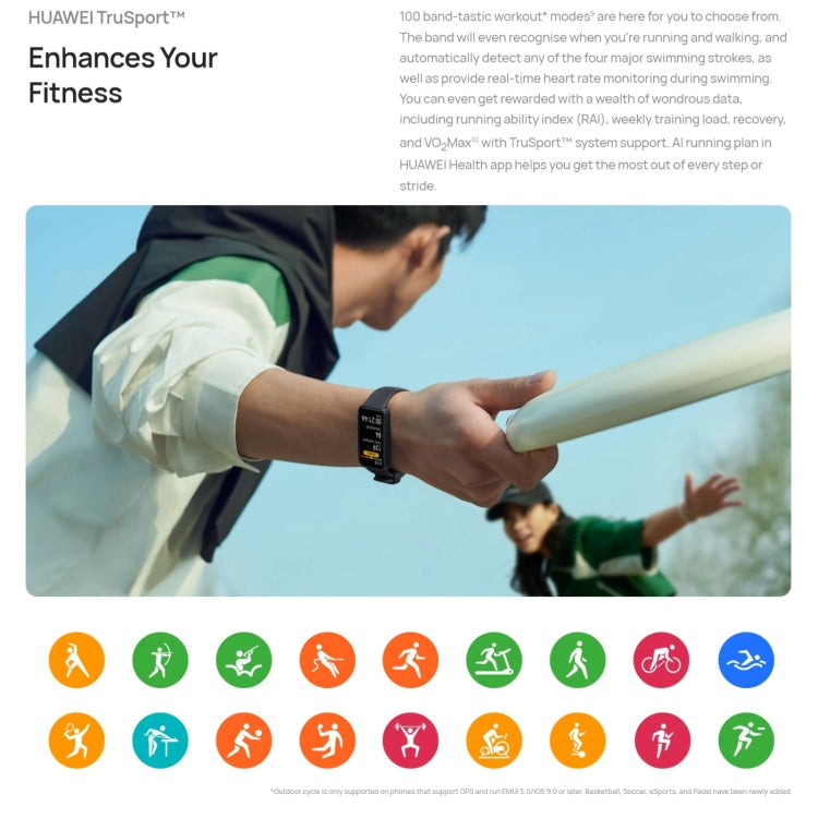 華為手環 8 NFC版 智能手環  支持心率/血壓/血氧/睡眠監測 , HUAWEI Band 8 NFC