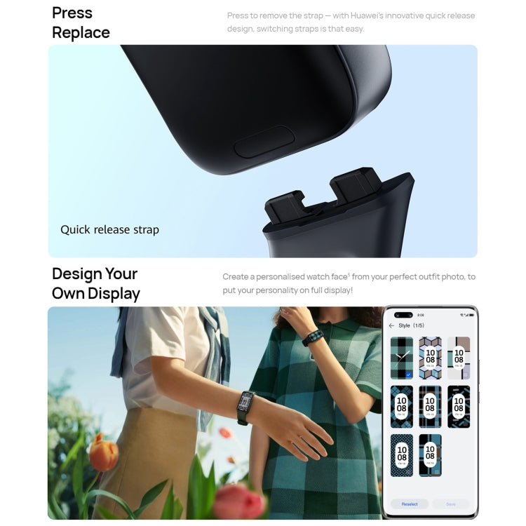 華為手環 8標準版 智能手環  支持心率/血壓/血氧/睡眠監測 , HUAWEI Band 8 Standard