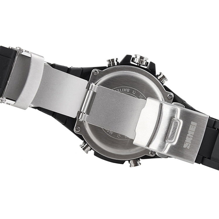 時刻美1016 多功能男士戶外防水夜光運動雙顯電子錶