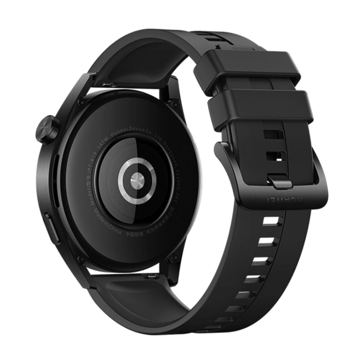 HUAWEI WATCH GT 3 活力款智能手錶 46mm黑色氟橡膠錶帶 支持八通道心率監測 / 定位 / 14天續航 / NFC