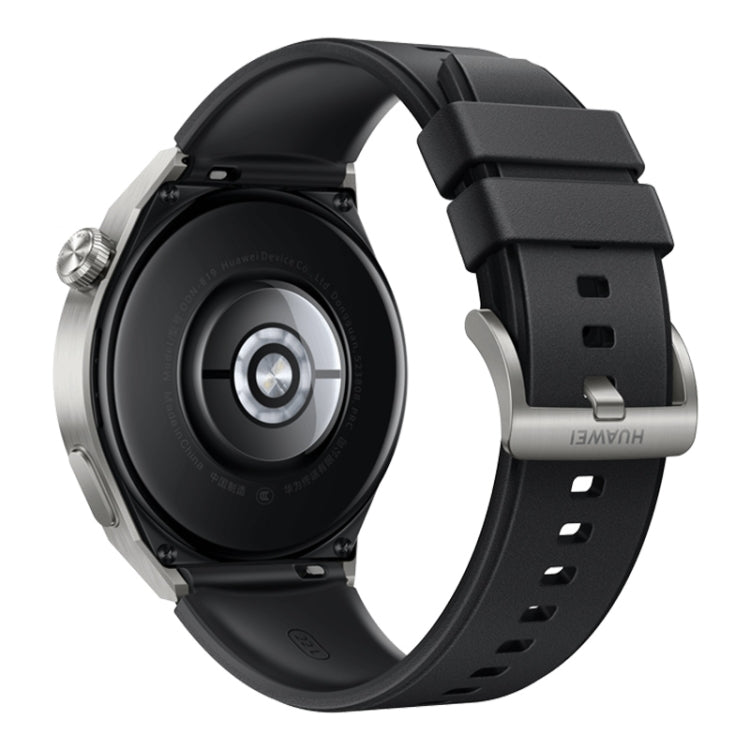 HUAWEI WATCH GT 3 Pro 時尚款智能手錶 46mm 灰色真皮錶帶 鈦金屬表體 支持心電分析/14天續航