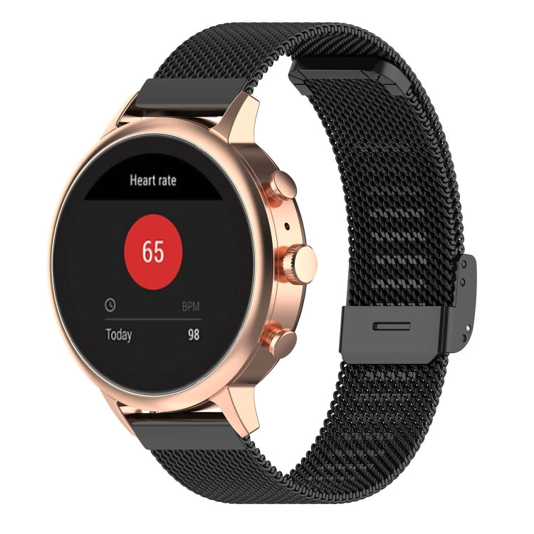 18mm 金屬網錶帶 適用於 化石女款Sport / Charter HR / Gen 4 Q Venture HR