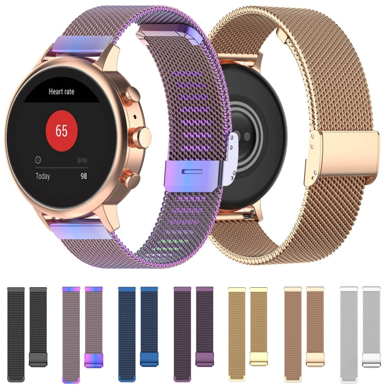 18mm 金屬網錶帶 適用於 化石女款Sport / Charter HR / Gen 4 Q Venture HR