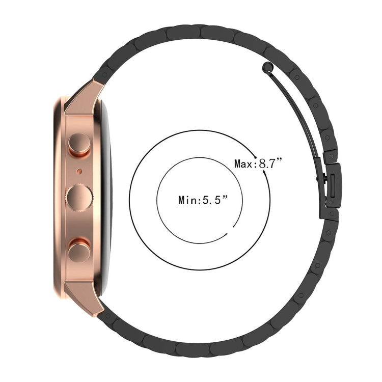 18mm 三珠鋼帶 適用於 化石女款Sport / Charter HR / Gen 4 Q Venture HR