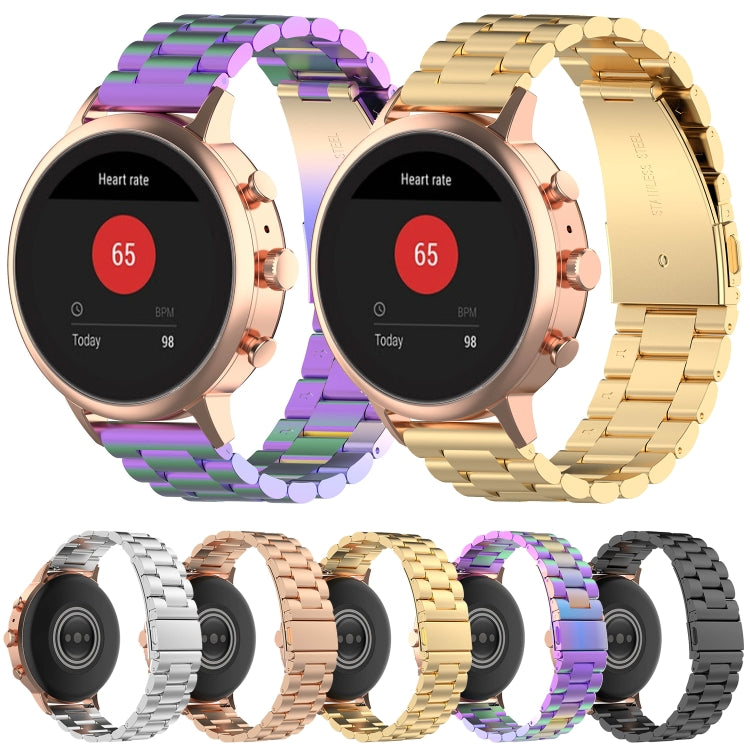 18mm 三珠鋼帶 適用於 化石女款Sport / Charter HR / Gen 4 Q Venture HR