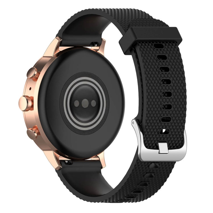 18mm 紋理硅膠錶帶 適用於 化石女款Sport / Charter HR / Gen 4 Q Venture HR